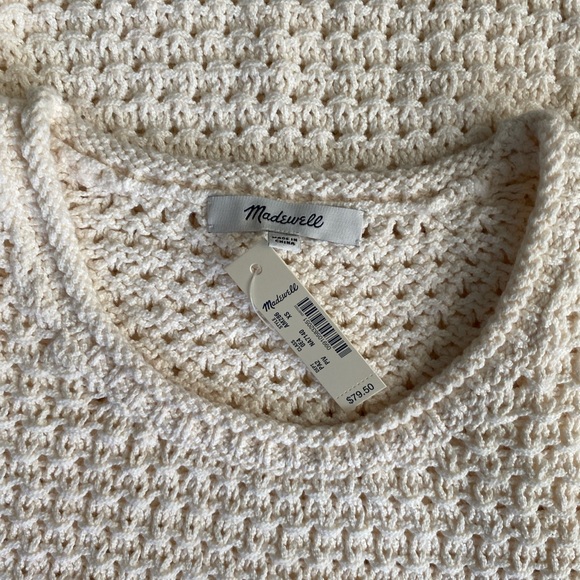 NWT Madewell Austen Open Stitch Knit Sweater - Picture 3 of 4